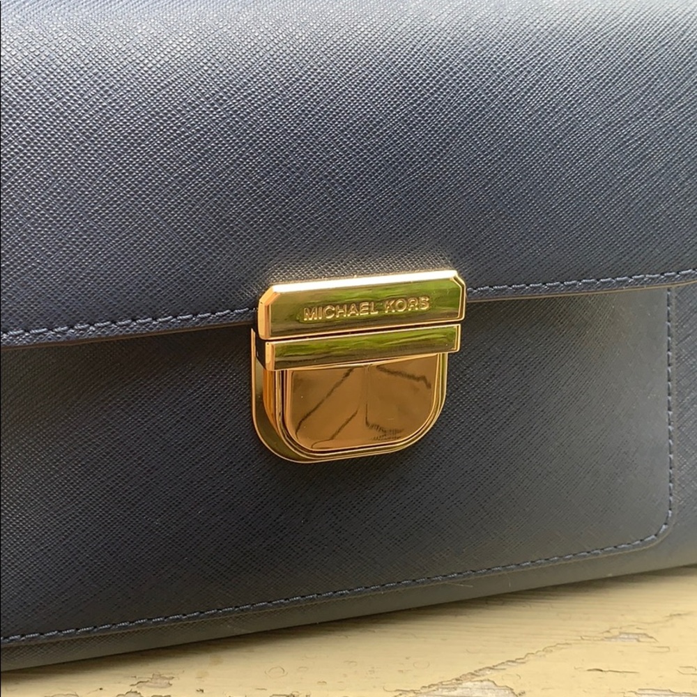 Navy blue Micheal Kors Handbag - Picture 4 of 5